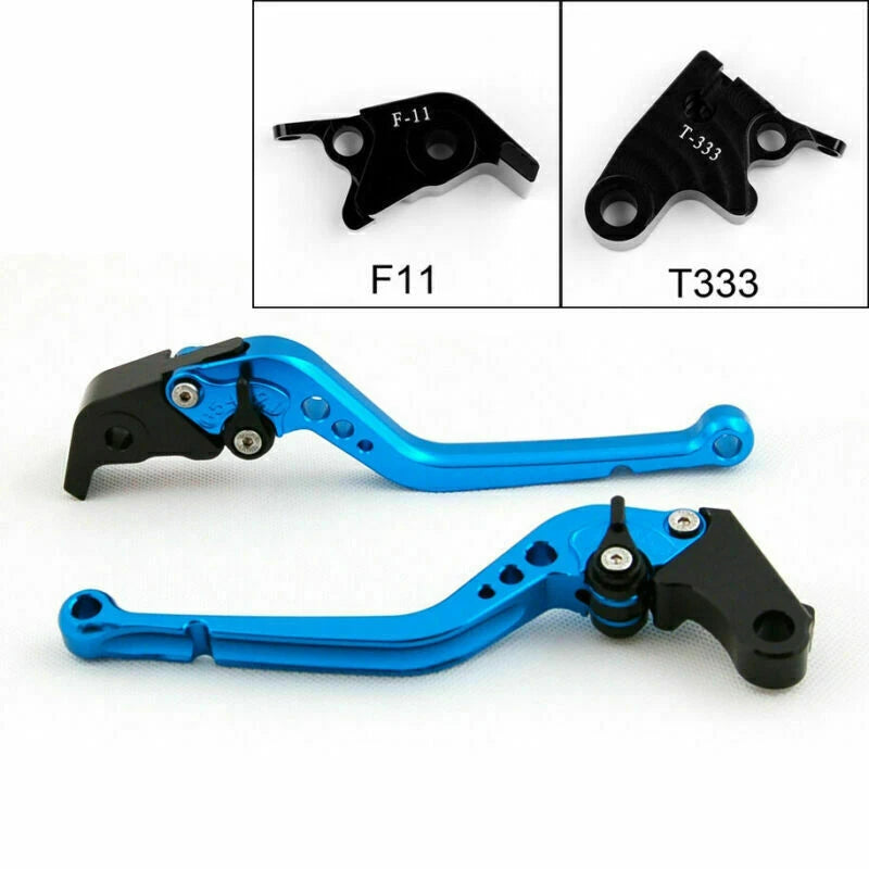 Long Brake Clutch Levers for Speed Triple Daytona 675R (2011–2014) Blue T9