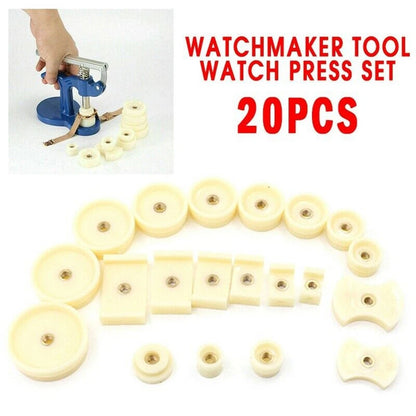 20-Piece Watch Press Set for Watch Repair Tools