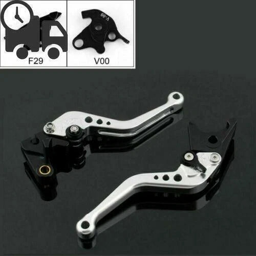 Short Brake Clutch Levers for Honda ST 1300 (2008–2012) Silver B1