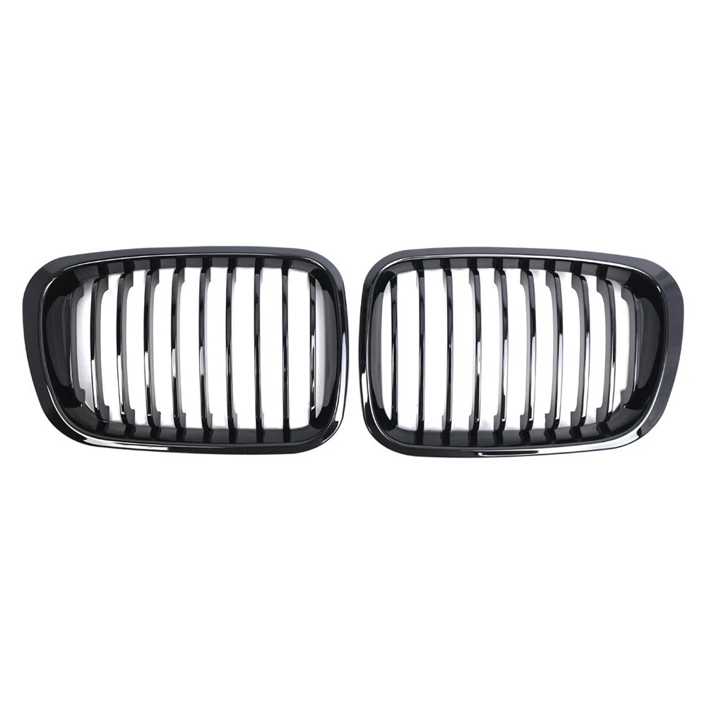 Front Bumper Kidney Grille for BMW 3 Series E46 (1998–2001) Glossy Black