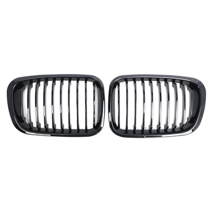 Front Bumper Kidney Grille for BMW 3 Series E46 (1998–2001) Glossy Black