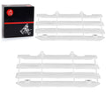 Set of 2 Radiator Covers for Kawasaki KX125 KX250 (1997–2005) 14037-1310-RZ