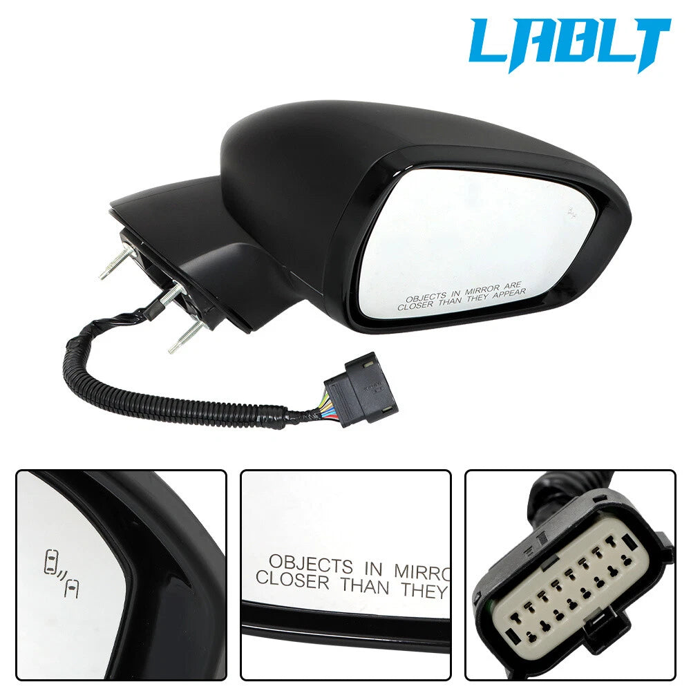 LABLT Passenger Side Mirror FO1321544 for Ford Fusion (2015–2017)