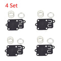 Set of 4 Carburetor Diaphragm Kit for Briggs & Stratton (270026, 272538, 272538S, 272637)