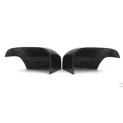 Pair Rear Mirror Cover Caps for Volvo XC70 XC90 (2007–2014) Gloss Black