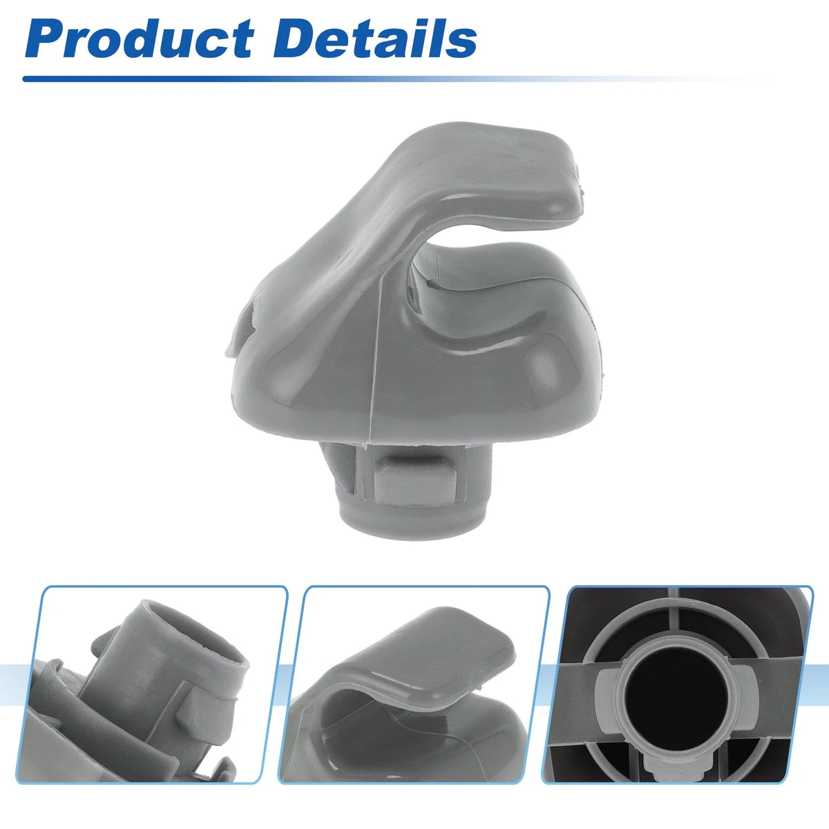 Sun Visor Clip for Honda Civic (1996–2004) Gray No. 88217-S01-A, 88217-S04