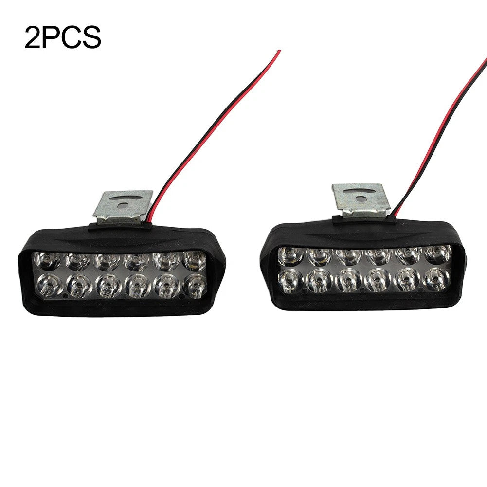 12LED Rearview Mirror Light Indicator for Motorcycle (2400LM, 6000K)