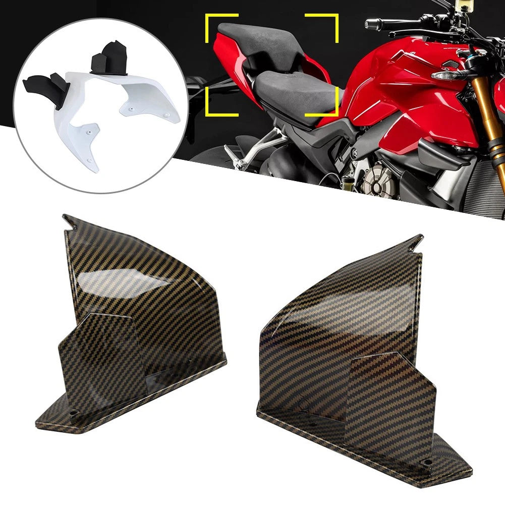Fixed Wing Fairing Winglet Spoiler for Ducati Panigale V4S V4 V4R (2018–2023)