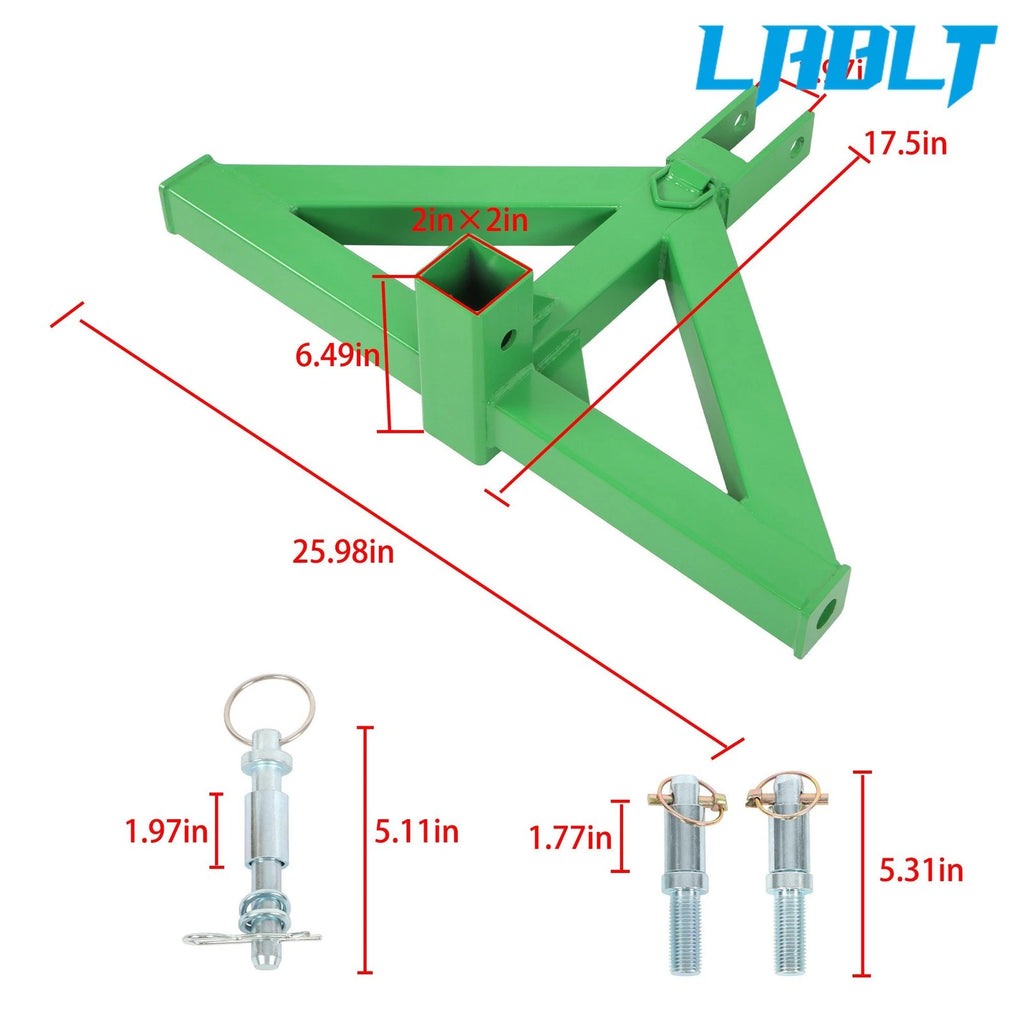 3 Point Trailer Hitch for Category 1 Tractors (LABLT)