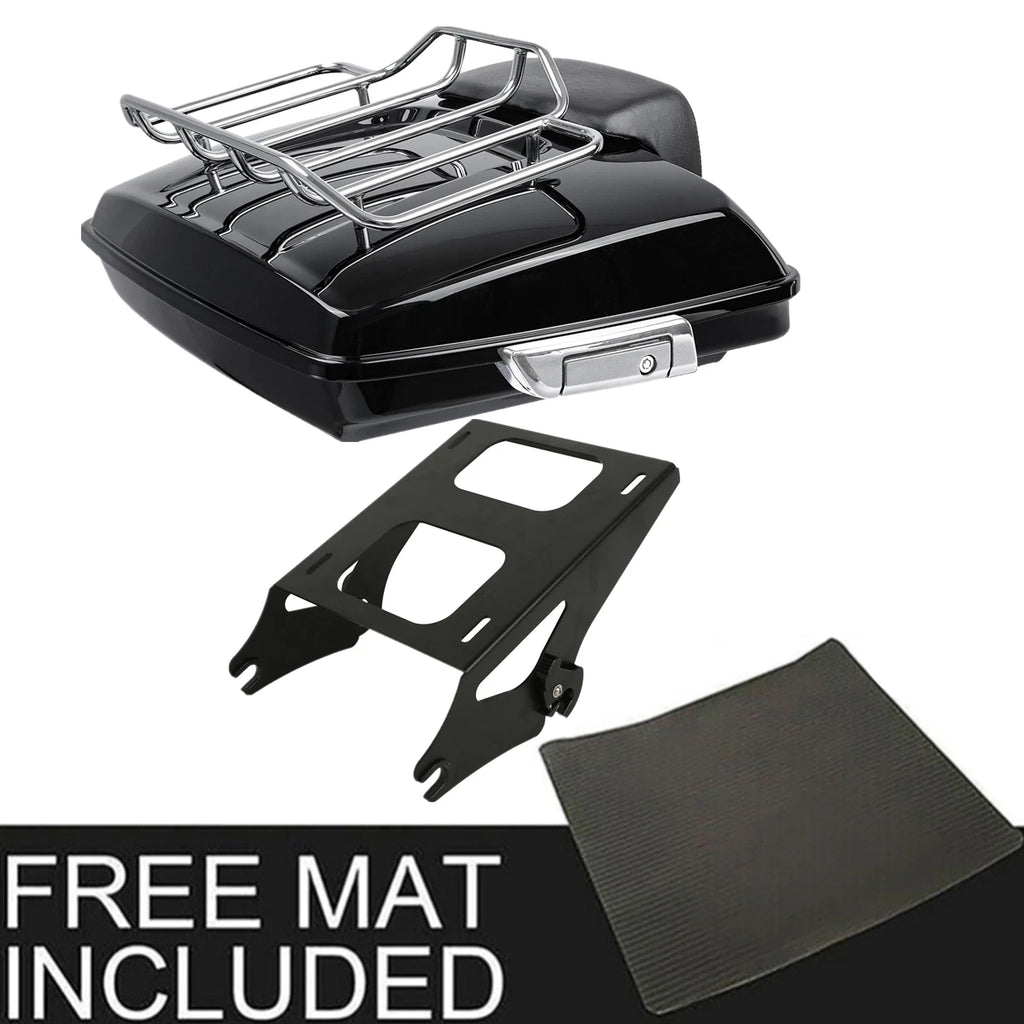 Razor Trunk Backrest Mount Rack for Harley Touring Road Glide (2014–2023)