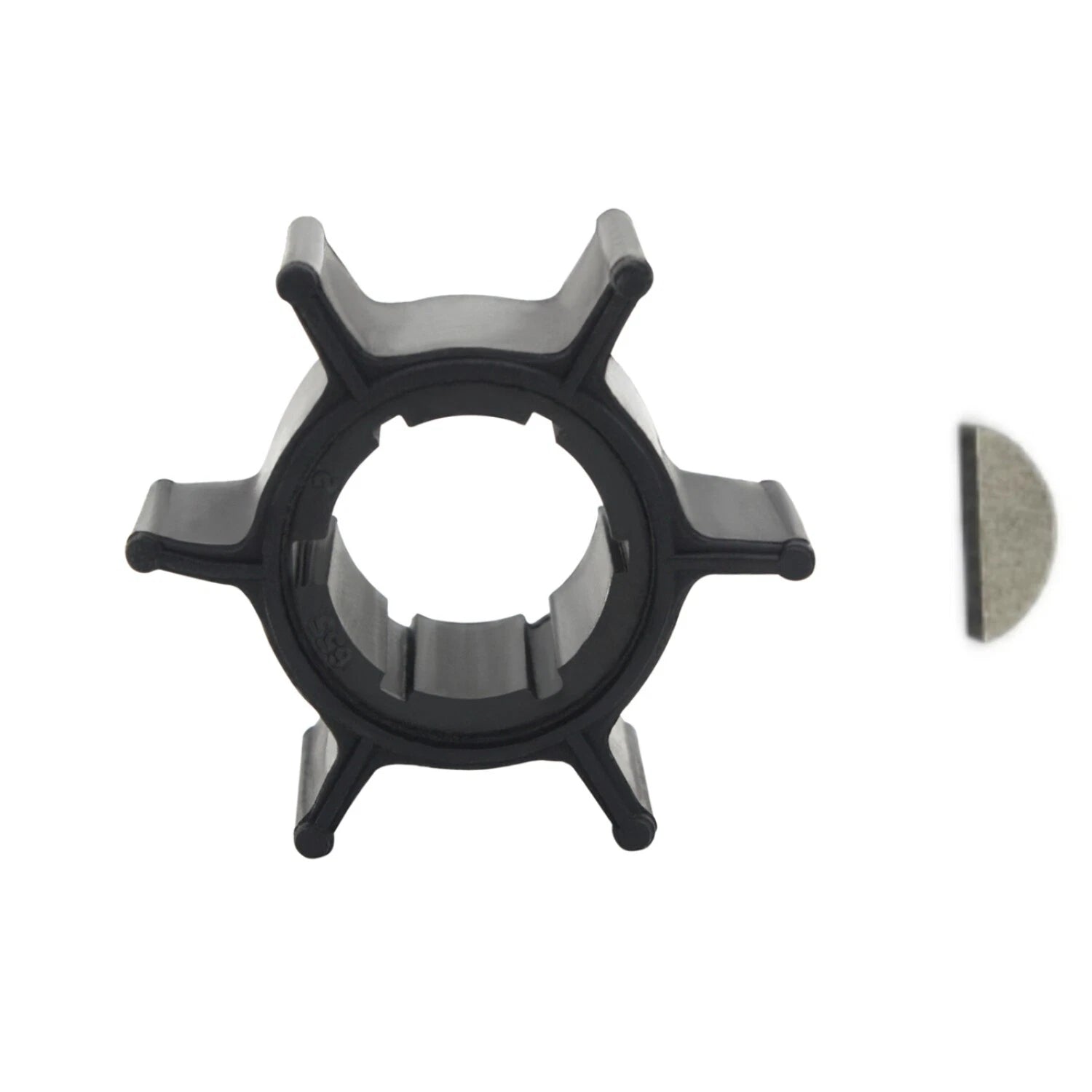 Water Pump Impeller with Key for Yamaha 2 Stroke 6hp 8hp