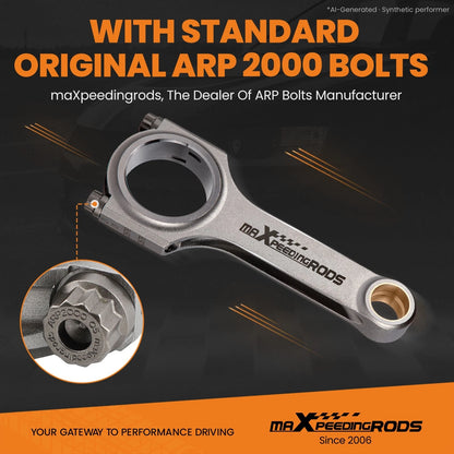 6x Forged H-Beam Connecting Rods for Audi A4 RS4 Turbo (2001–2008)