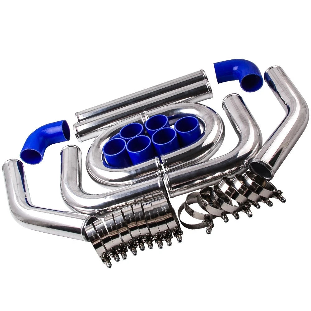 2.5" Aluminum Turbo Intercooler Piping Tube Kit for Universal (All Years)