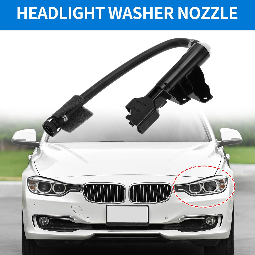 Front Driver Side Headlight Washer Nozzle for Toyota Sequoia (2008–2019) No. 852080C020