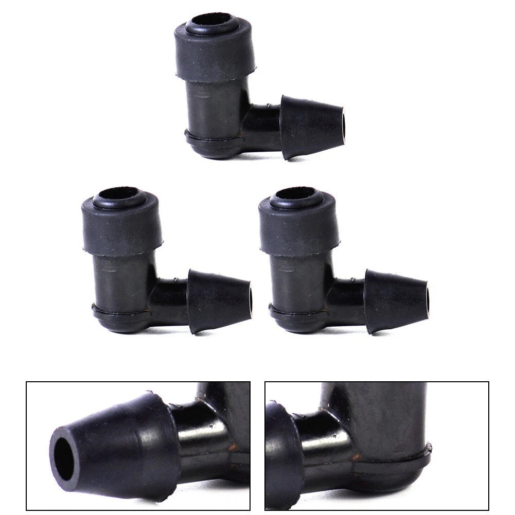 3X 90 Degree Non Resistor-Plug Cap Cover for Motorcycle ATV