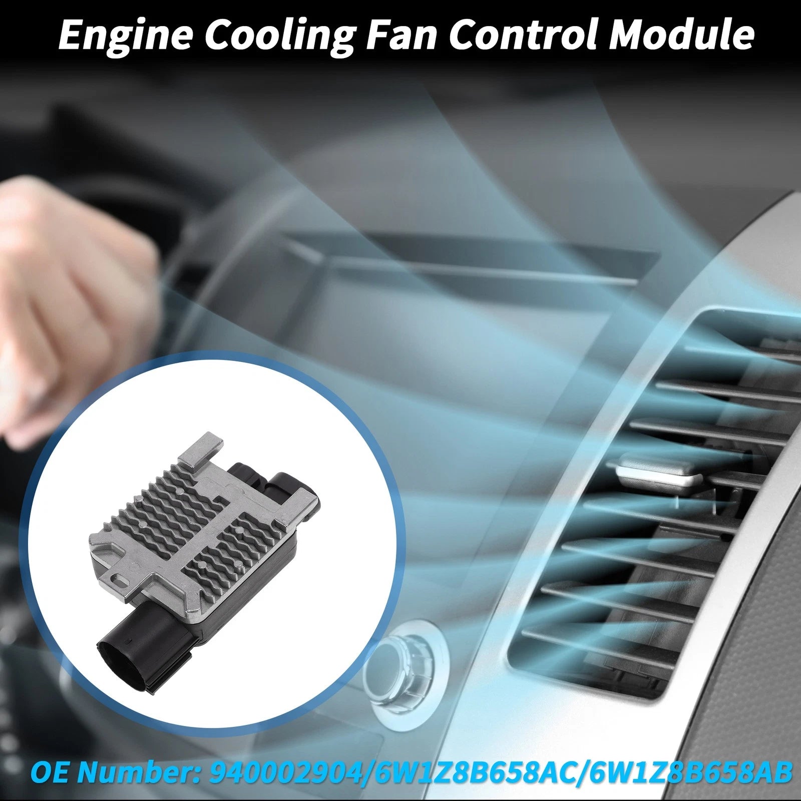 Engine Cooling Fan Control Module for Ford Flex 3.5L (2010) No.940002904