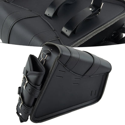 Left Saddlebag for Motorcycle (2010–2020) Black with Side Storage