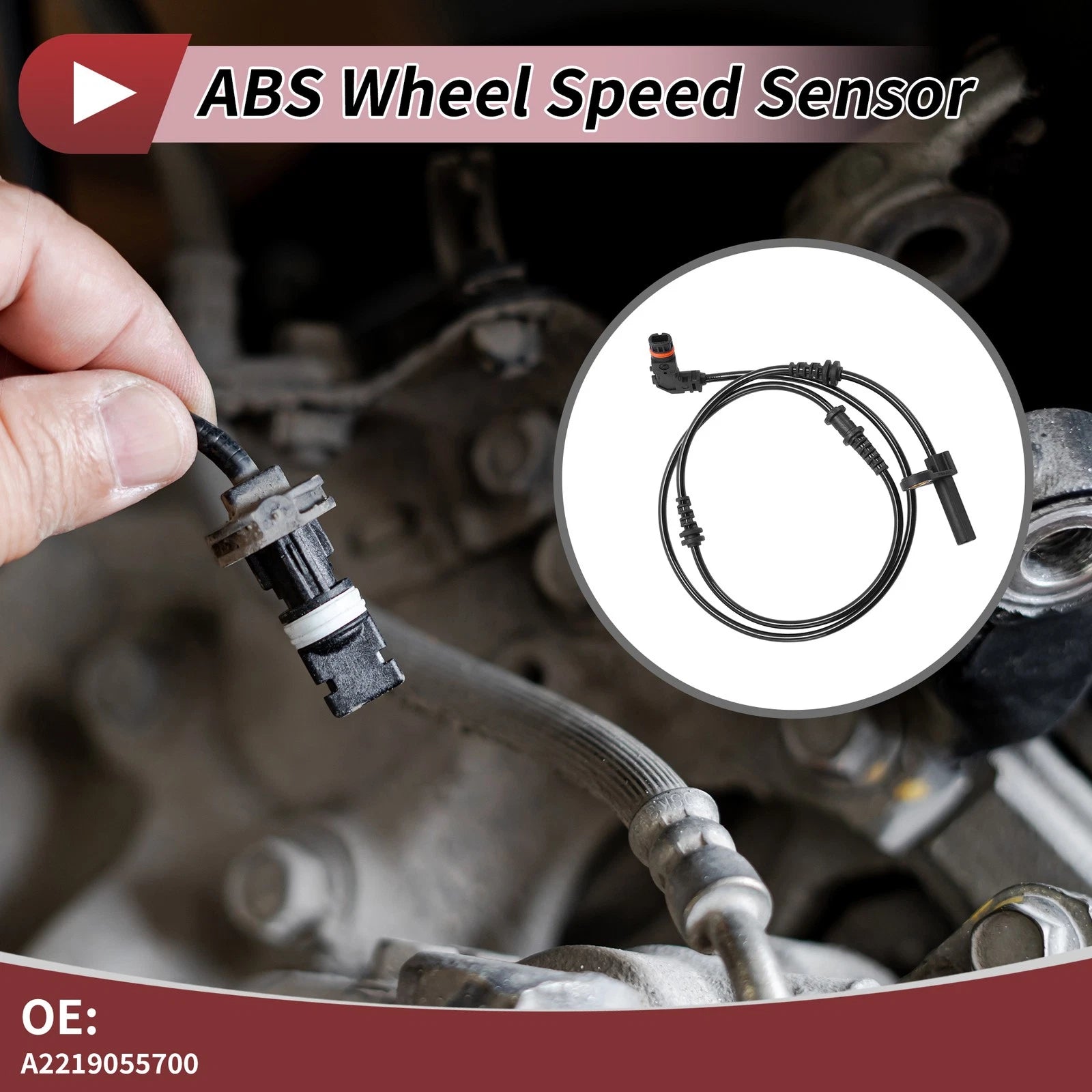 ABS Wheel Speed Sensor Replacement for Mercedes Benz S550 (2007–2011)