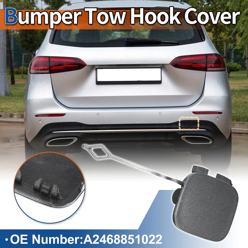 Rear Car Bumper Tow Hook Cover Replacement for Mercedes-Benz B-Class (2012–2018)