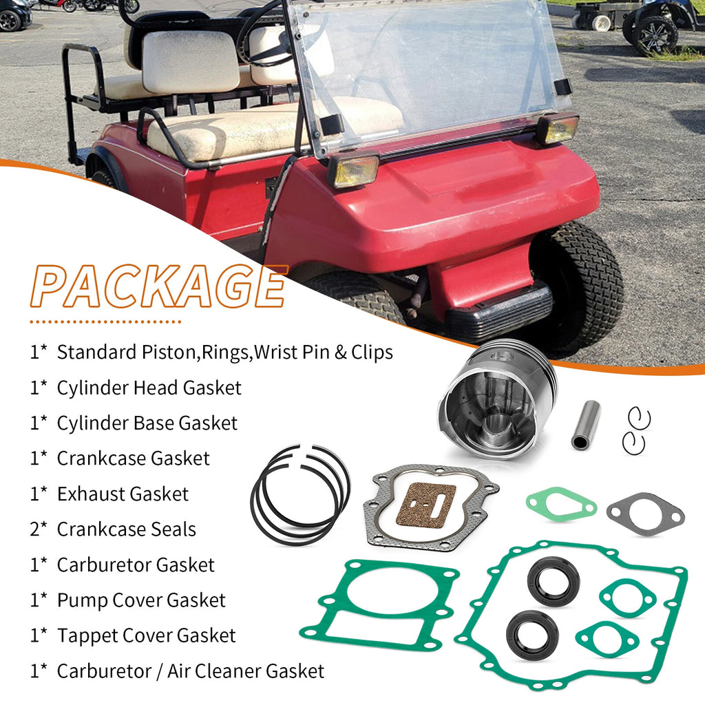 Engine Rebuild Kit Piston & Ring w/Gasket STD for Club Car Golf Cart (N/A)