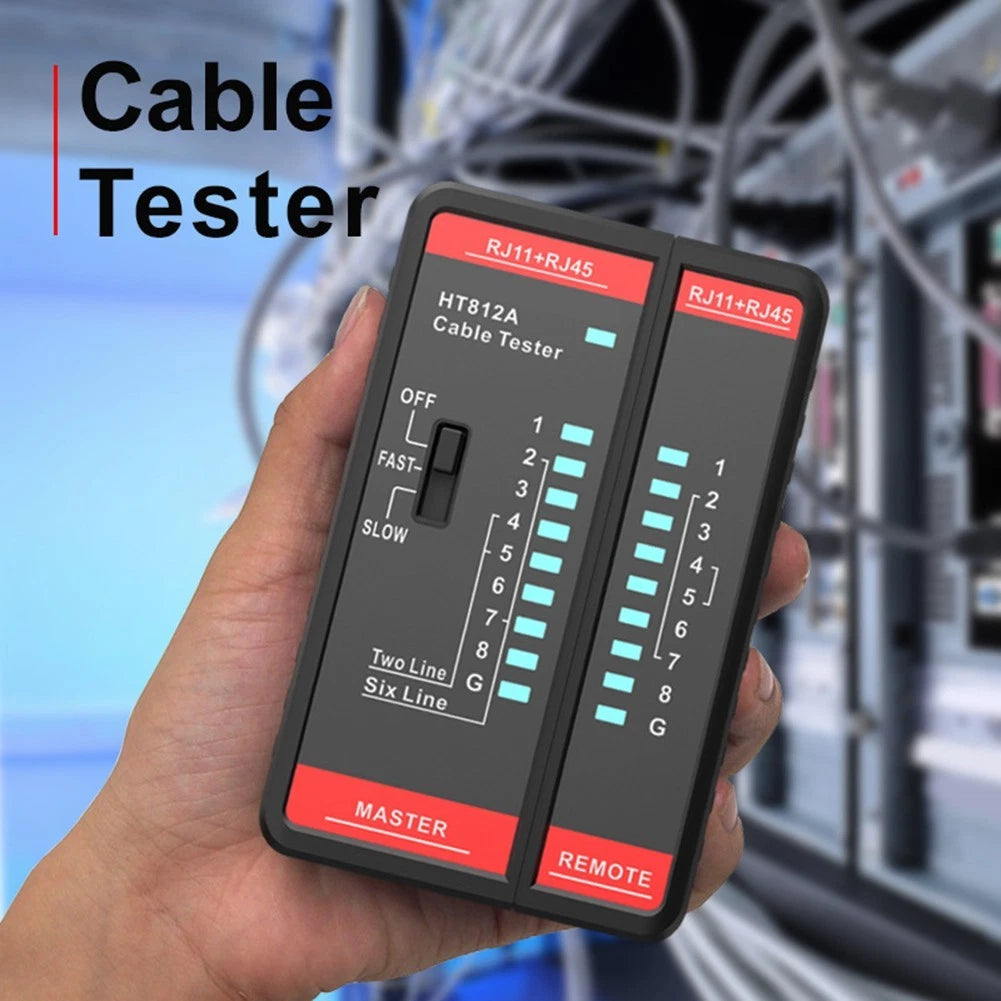 HT812A Cable Tester for RJ45 Network & RJ11 Phone Line