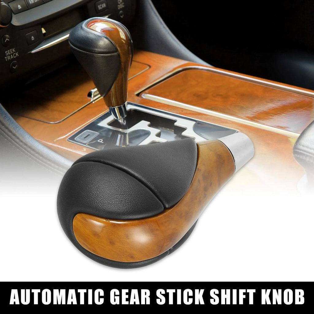 Shift Knob Replacement for Lexus ES350 2013–2025 Faux Leather Black Brown
