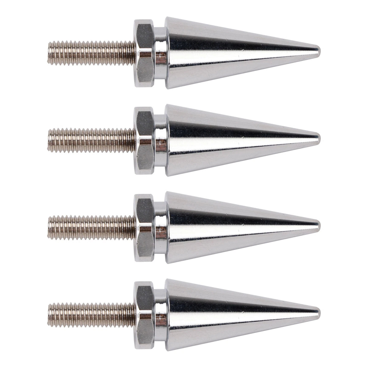 Set of 4 Spike Windshield Fairing Bolts in Silver for Touring Road Glide (2015–2025)