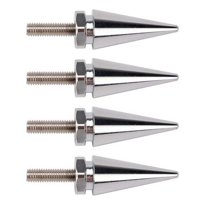 Set of 4 Spike Windshield Fairing Bolts in Silver for Touring Road Glide (2015–2025)