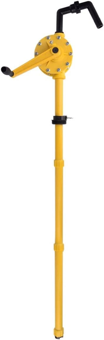 55 Gallon Hand Rotary Drum Pump for Diesel Fuel Oil Transfer