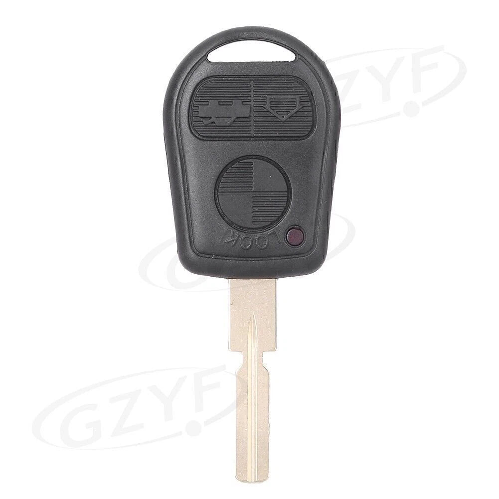 Key Shell Case for BMW E31 E32 E34 E36 E38 E39 E46 Z3 (3 Buttons)