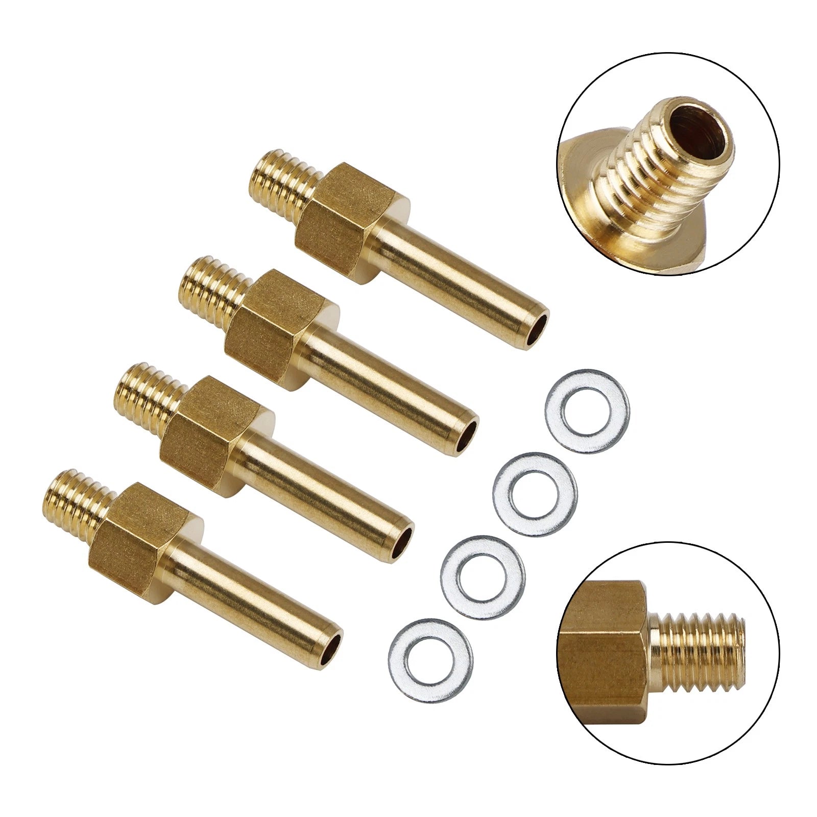 Set of 2 Carburetor Vacuum Extraction Nipples for Kawasaki Z400FX Z1000J/R GPZ900R