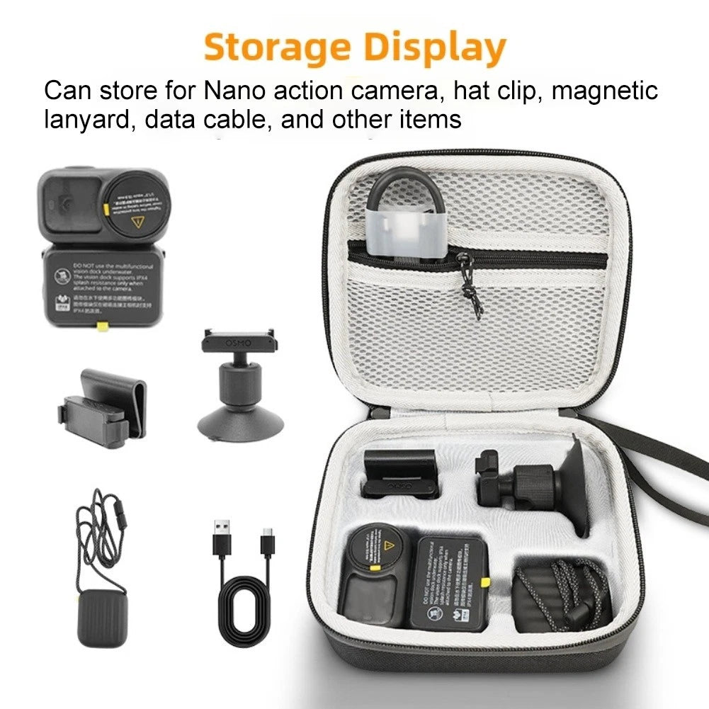 Waterproof Shockproof Storage Bag for DJI Nano Camera (2018–2023)