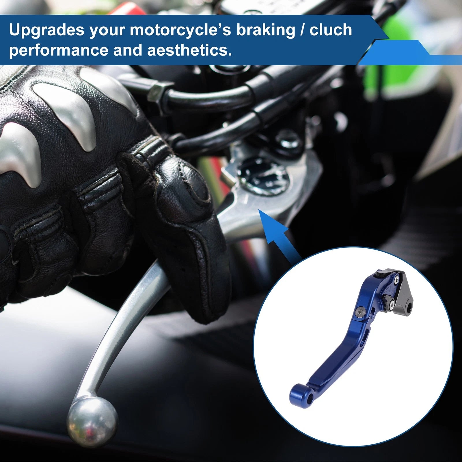 Adjustable Brake Clutch Levers for Honda X11 (1999–2002) Solid Blue