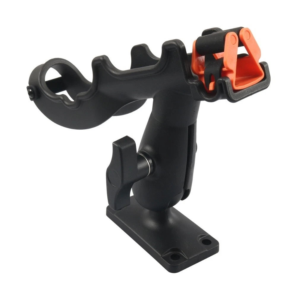 Adjustable Fishing Rod Holder for Kayaks (Rotatable, Silicone Sleeve)