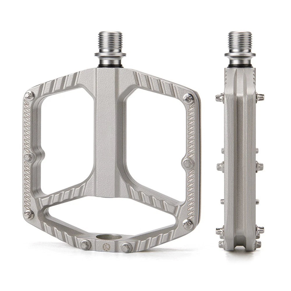 Bicycle Pedals with 16 Spike Traction System for Universal Fit (No Specific Years)