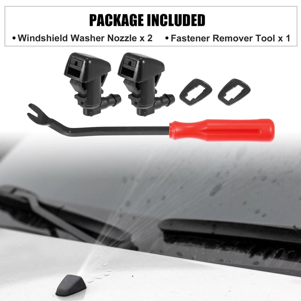 Front Windshield Washer Nozzle Kit for Jeep Liberty (2008–2012)