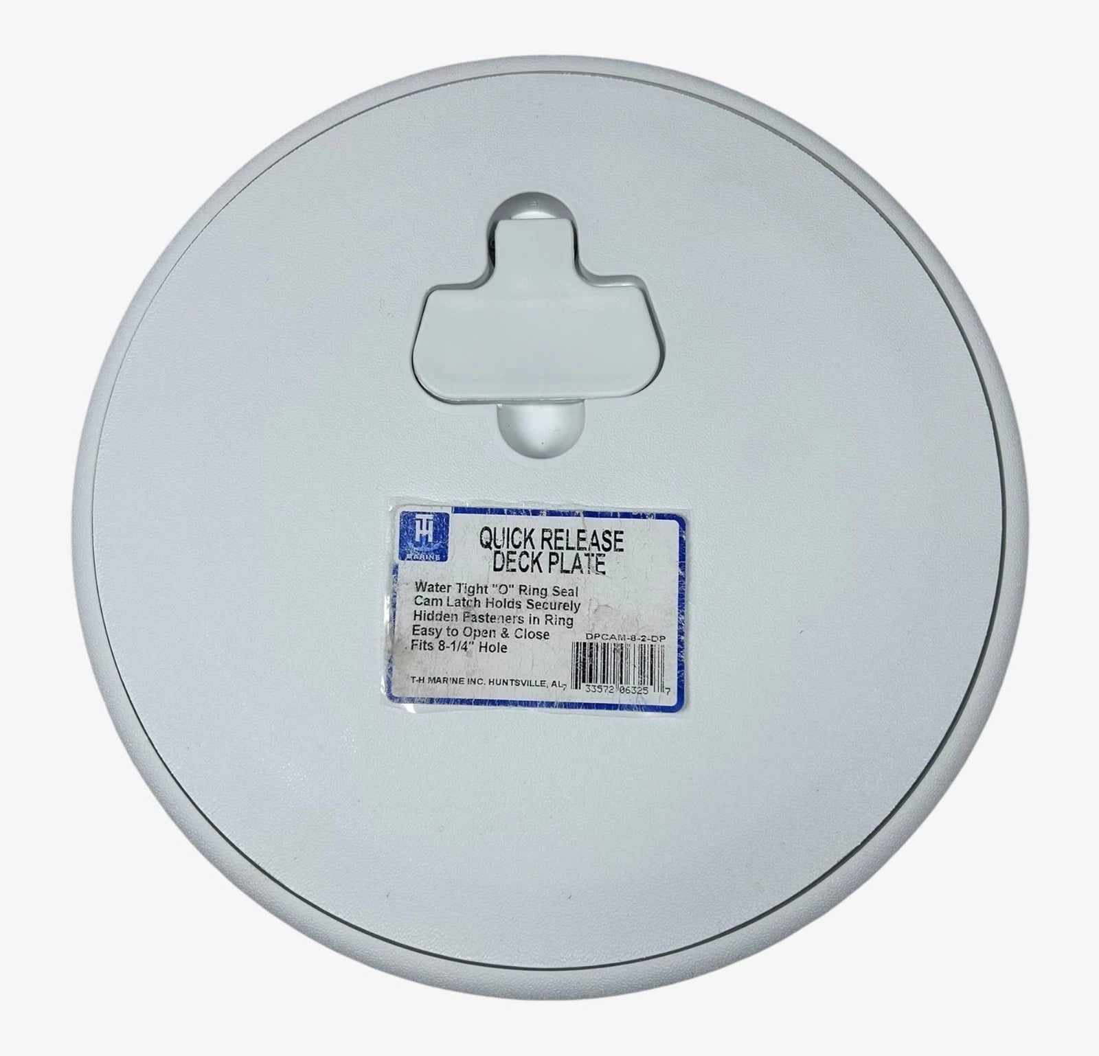 Quick Release Deck Plate with O Ring Seal 8 1/4" for TH Marine DPCAM-8-2-DP