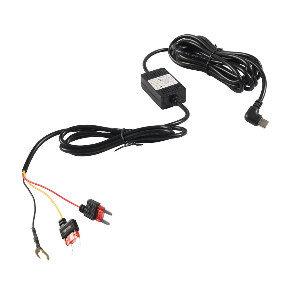Universal Type C Hardwire Kit for Car DVR (12/24V to 5V)