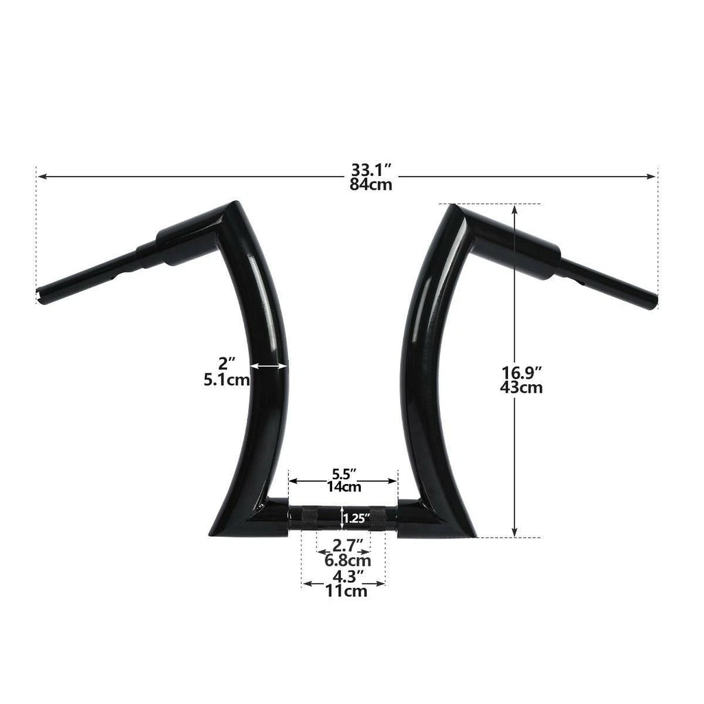 16" Ape Hanger Handlebar for Harley Softail FLST FXST (1990–2023)