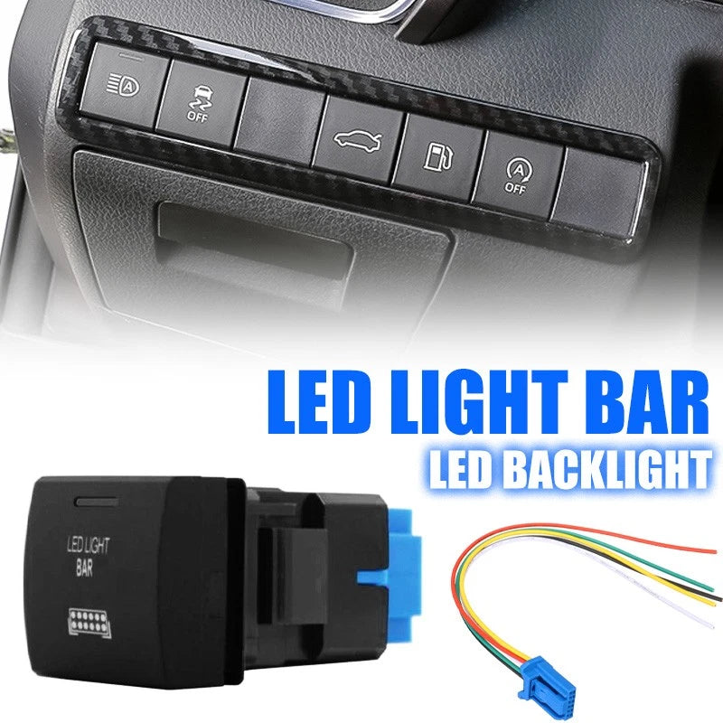 1x LED Light Bar Push Button Switch for Toyota Camry RAV4 Corolla (2012–2023)