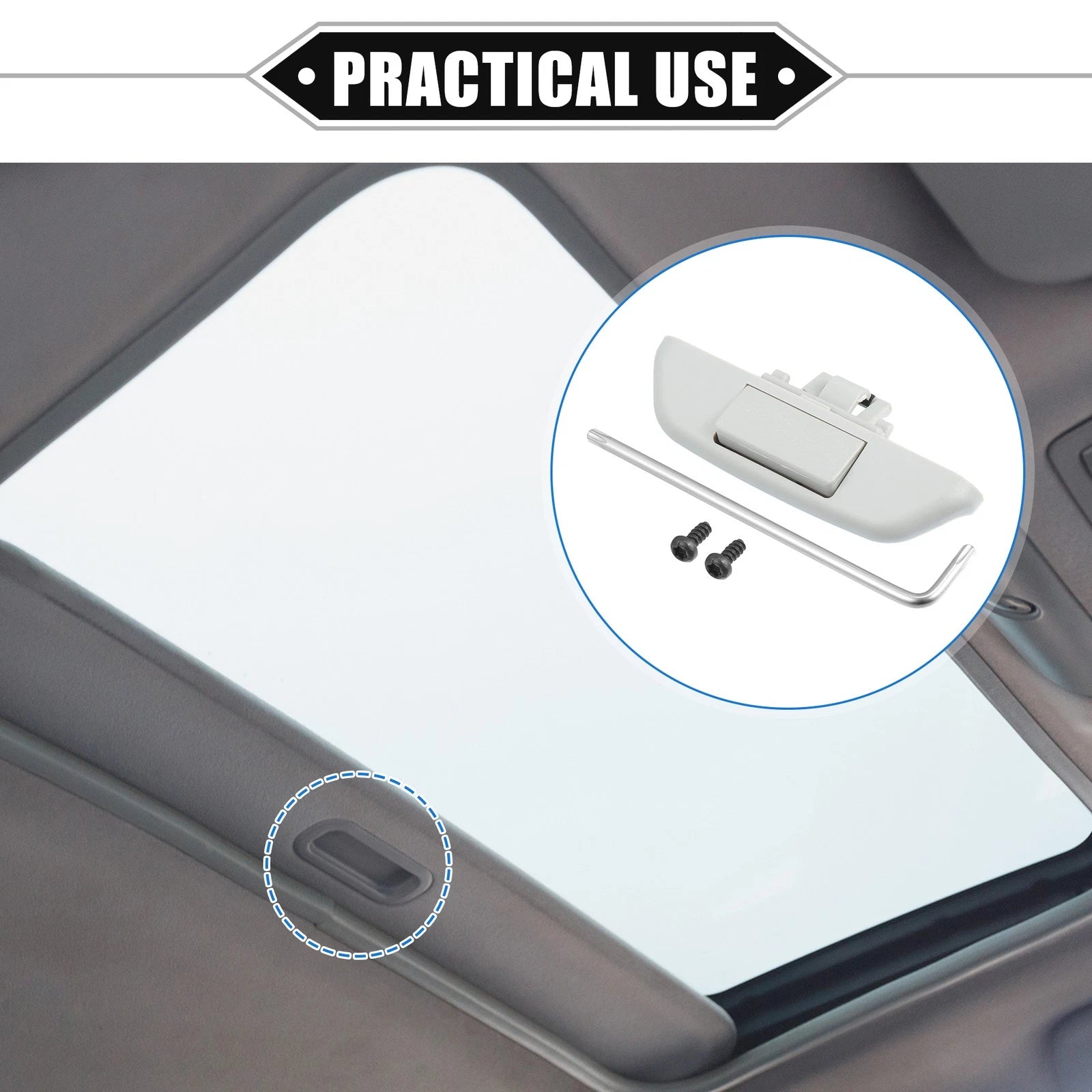 Rear Sunroof Shade Handle Replacement for Audi Q7 (2010–2015)