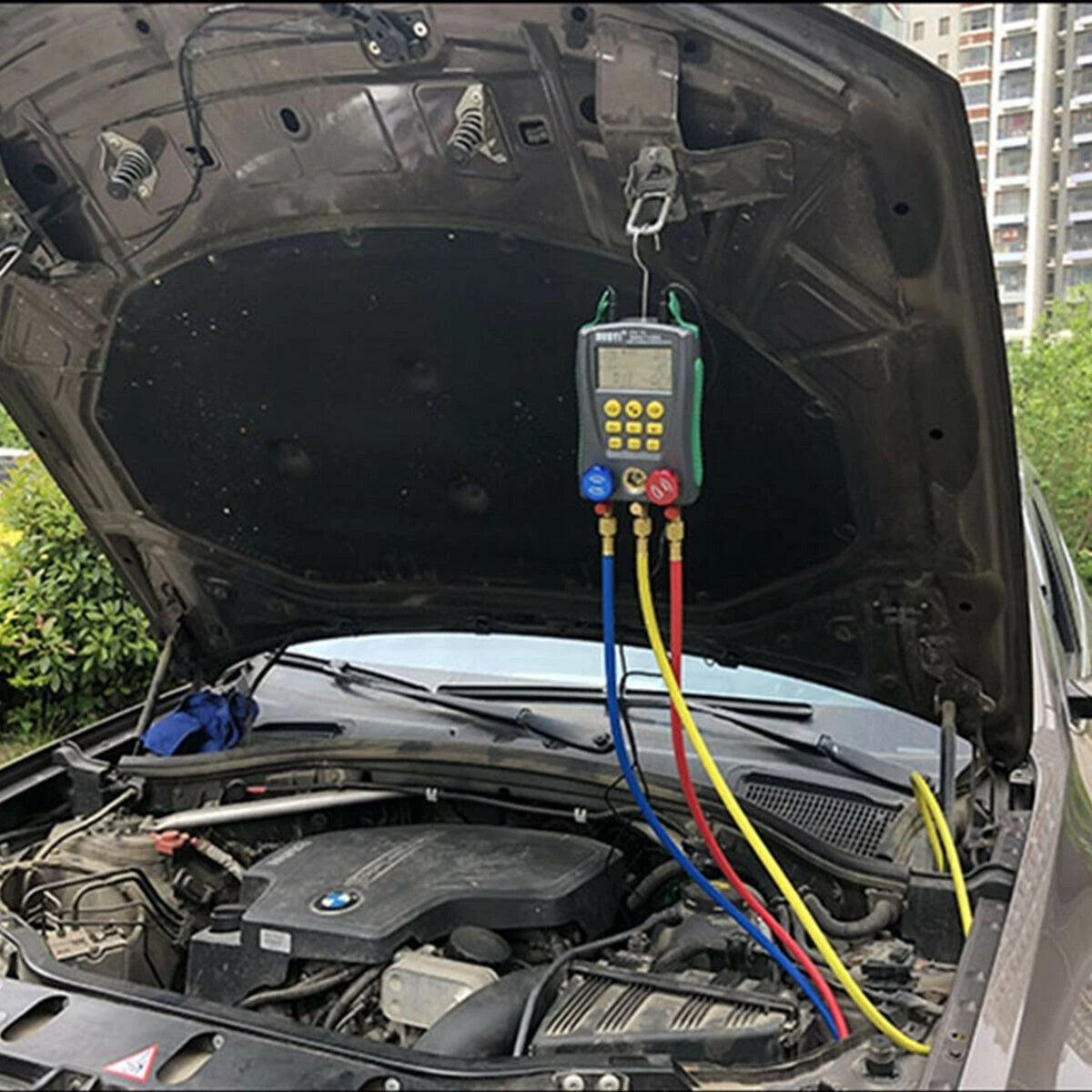 Air Conditioning Gauge Vacuum Tester for R134a R22 (Compatible with R12 R502)
