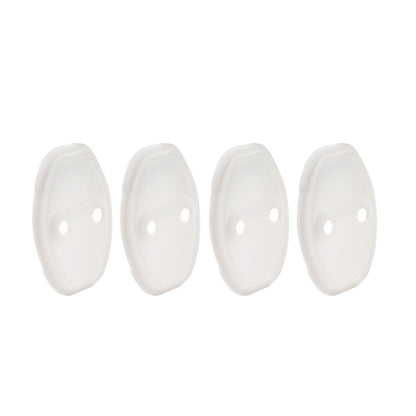 White Car Door Lock Protective Cover for Audi A3 A4 TT S3 S4 VW Golf Passat (2010–2023)