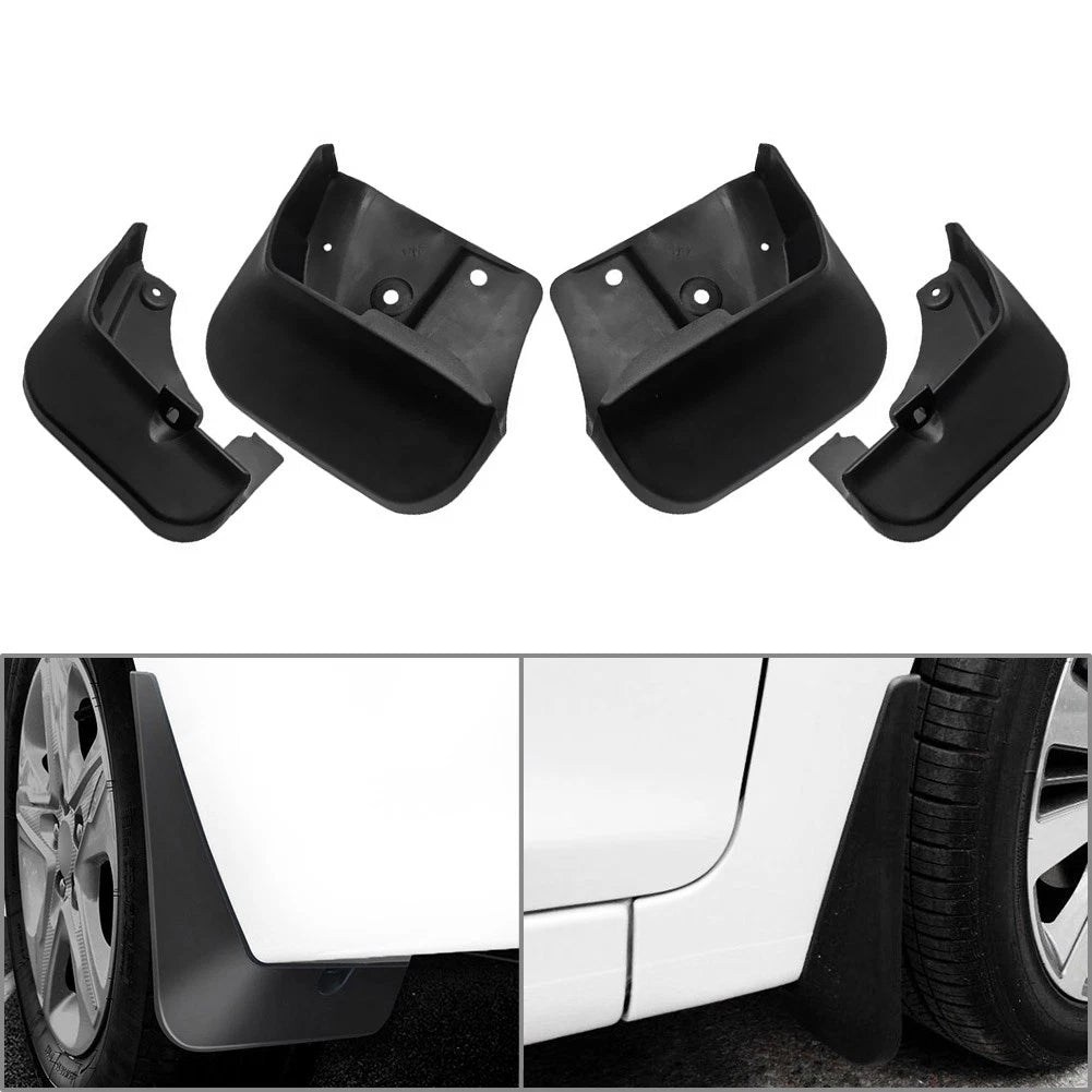Set of 4 Front Rear Splash Guards Mud Flaps for Subaru Forester (2008–2013)