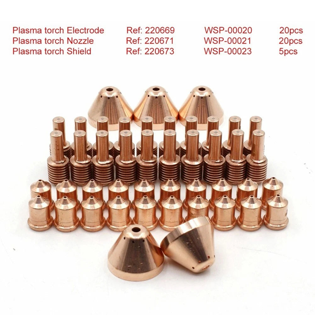 Plasma Electrode Nozzle and Cup Set for MAXFor 45 Cutter Torch
