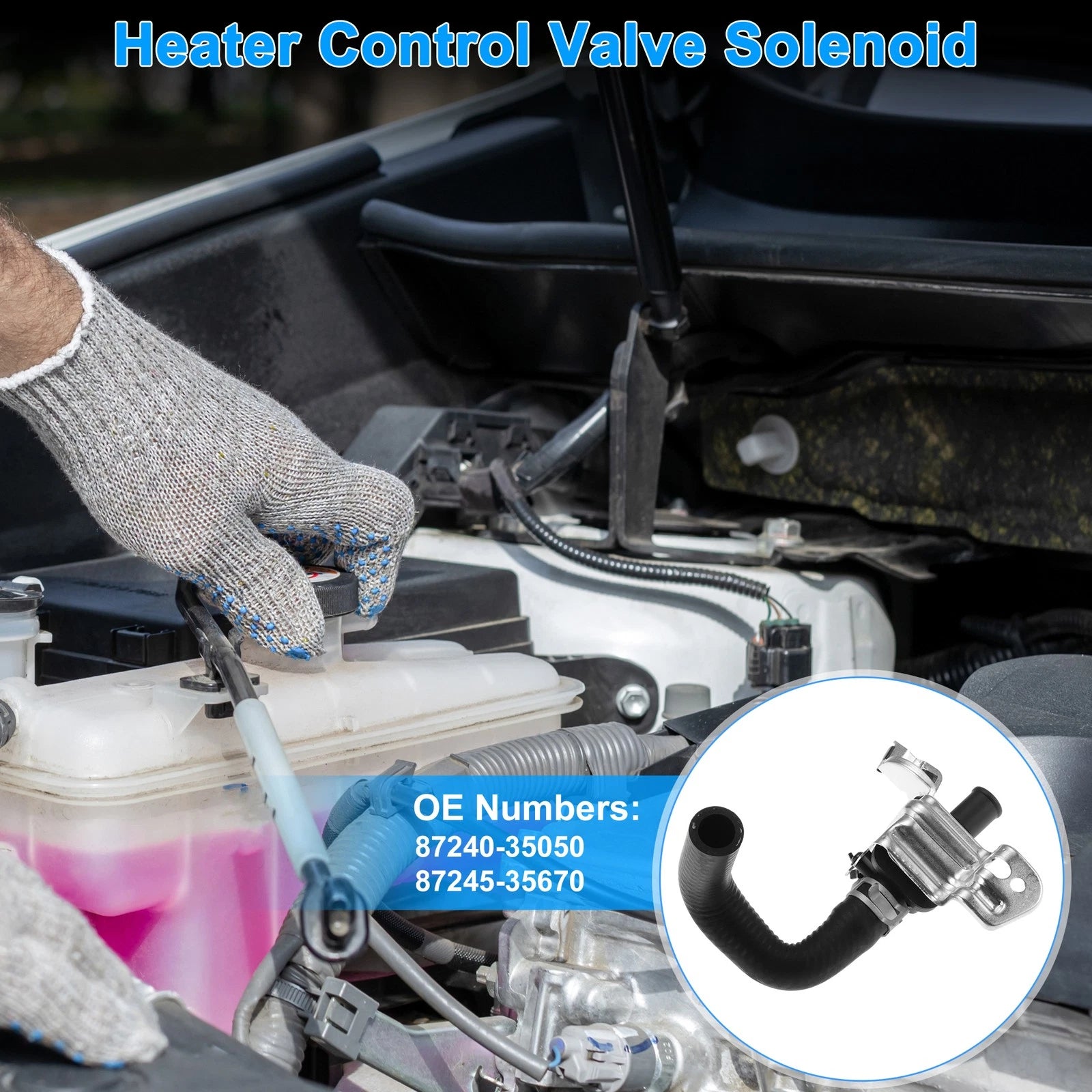 Heater Control Valve With Inlet Hose for Toyota 4Runner (1996–1998) Replacement
