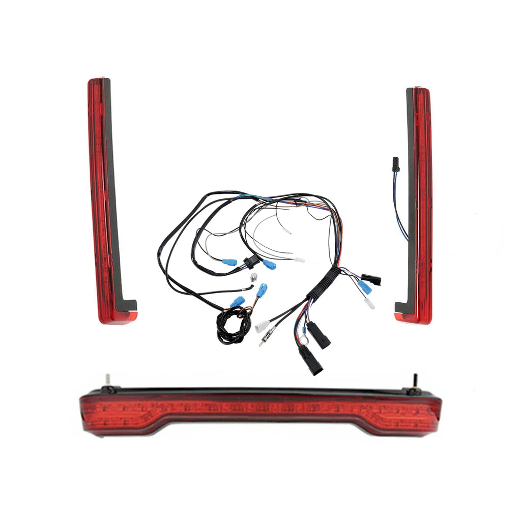 Brake Turn Tail Side Lights & Wiring Harness for Harley Tour Pack (2014–2025)
