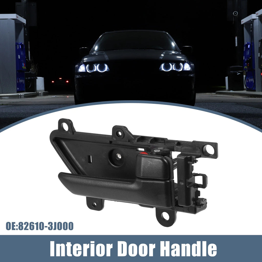Front Right Passenger Interior Door Handle for Hyundai Veracruz Black (2007–2012)