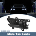 Front Right Passenger Interior Door Handle for Hyundai Veracruz Black (2007–2012)