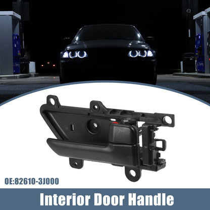 Front Right Passenger Interior Door Handle for Hyundai Veracruz Black (2007–2012)